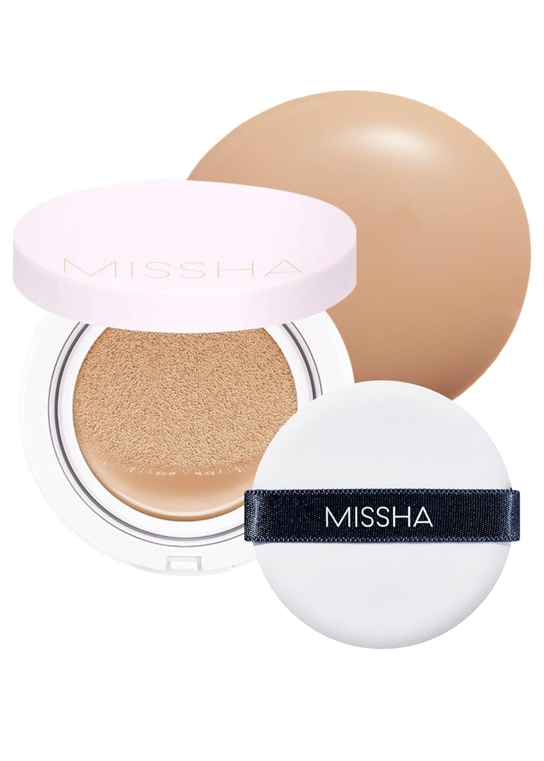 MISSHA Magic Cushion Coverlasting Foundation No.25 Warm Beige for Light ...