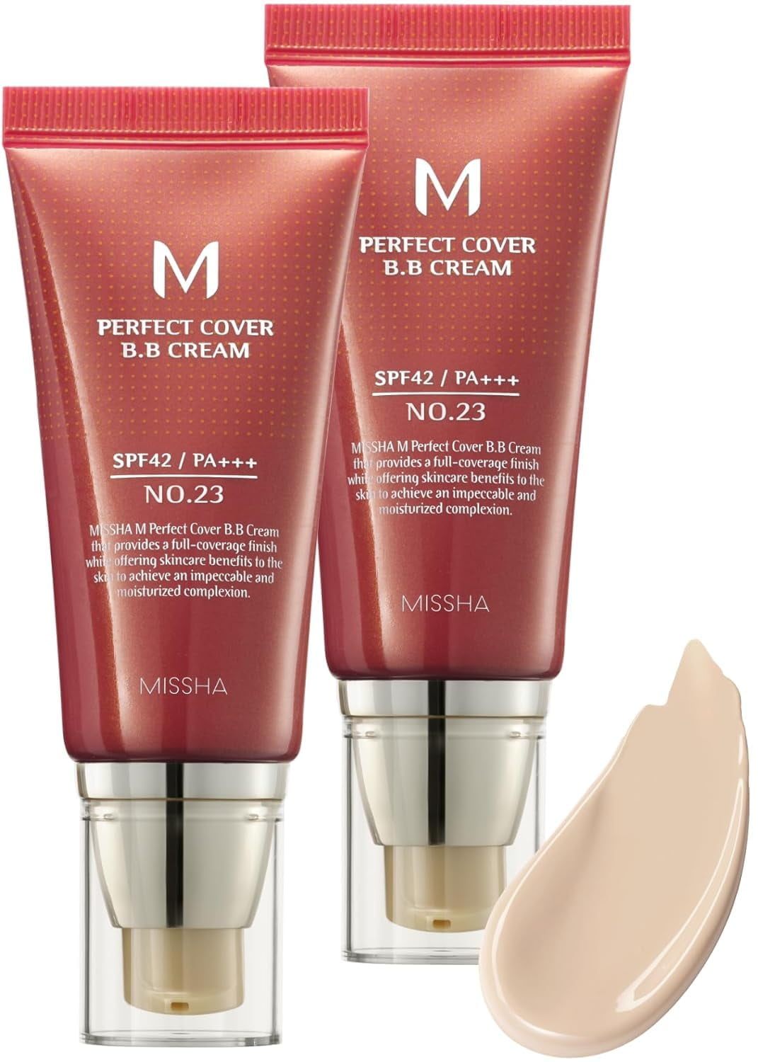 MISSHA M Perfect Cover BB Cream Dual Pack No 23 Natural Beige For Light