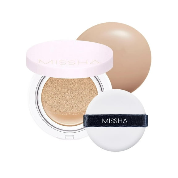 MISSHA Magic Cushion Coverlasting Foundation No.23 Natural Beige for Light with Neutral Skin Tone - Flawless Coverage, Dewy Finish, Easy Application for All Skin Types