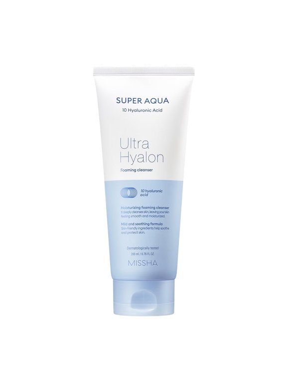 Super Aqua Ultra Hyalon Foaming Cleanser, 6.76 fl oz (200 ml)