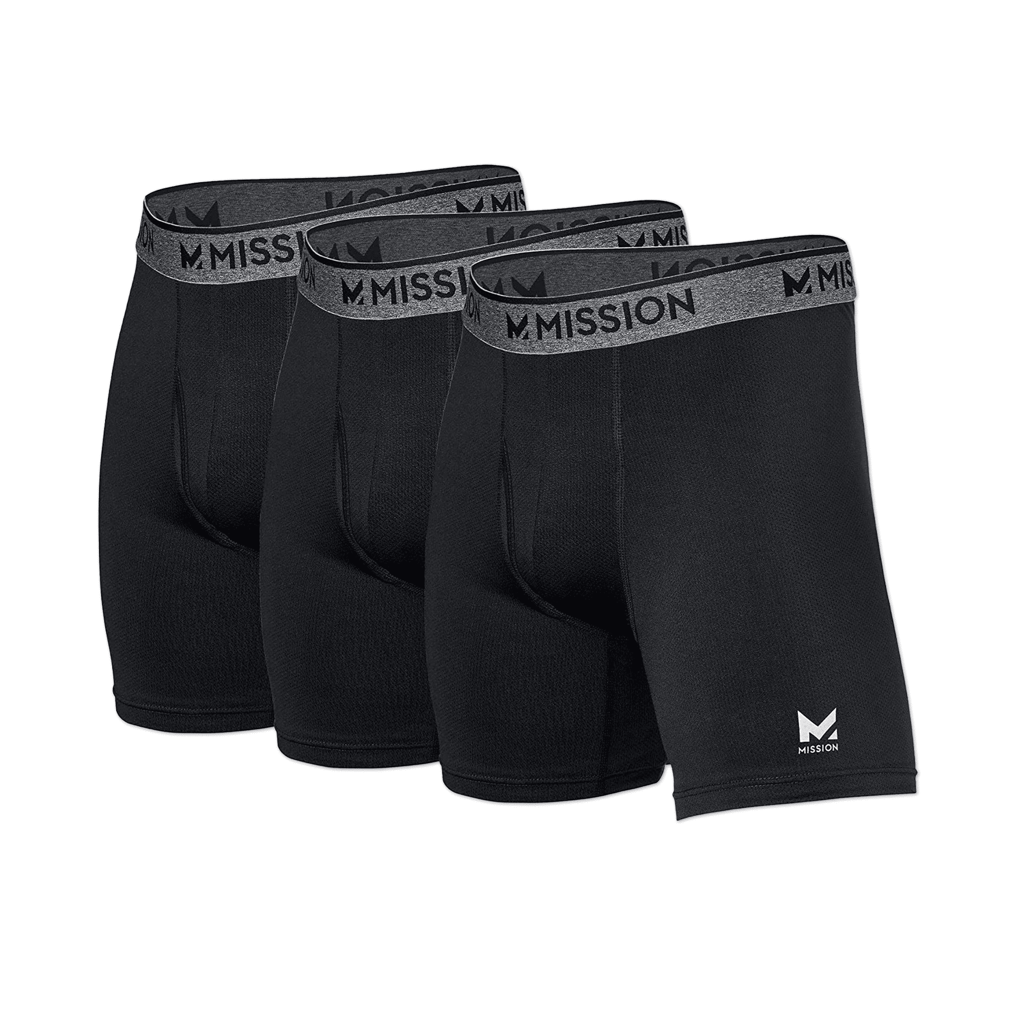 Pro Club Men's Boxer Briefs 2-Pack - 100% Cotton, Grey & Black, Size 2XL (44-46")