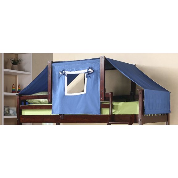 MISSION BUNKBED CAPPUCCINO W/BLUE TENT KIT