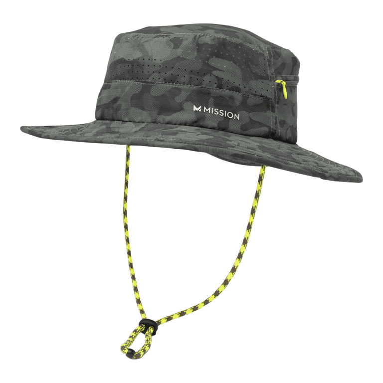 MISSION Cooling Boonie Hat, Etched Camo Black Forest, UPF 50  display picture 1