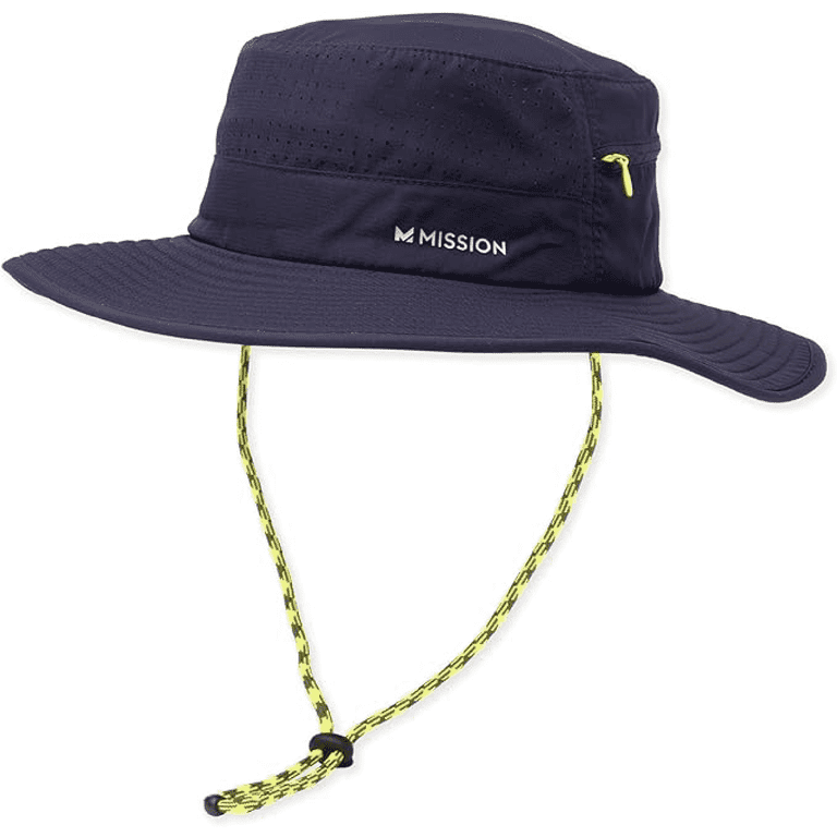 MISSION, Cooling Boonie Hat, Navy, Wide-Brim, UPF 50  display picture 1