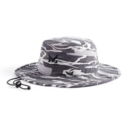 MISSION Cooling UPF Bucket Hat - Unisex Sun Hat for Hiking, Golfing & Fishing - Sweat & Water Activated Technology - Matrix Camo Silver