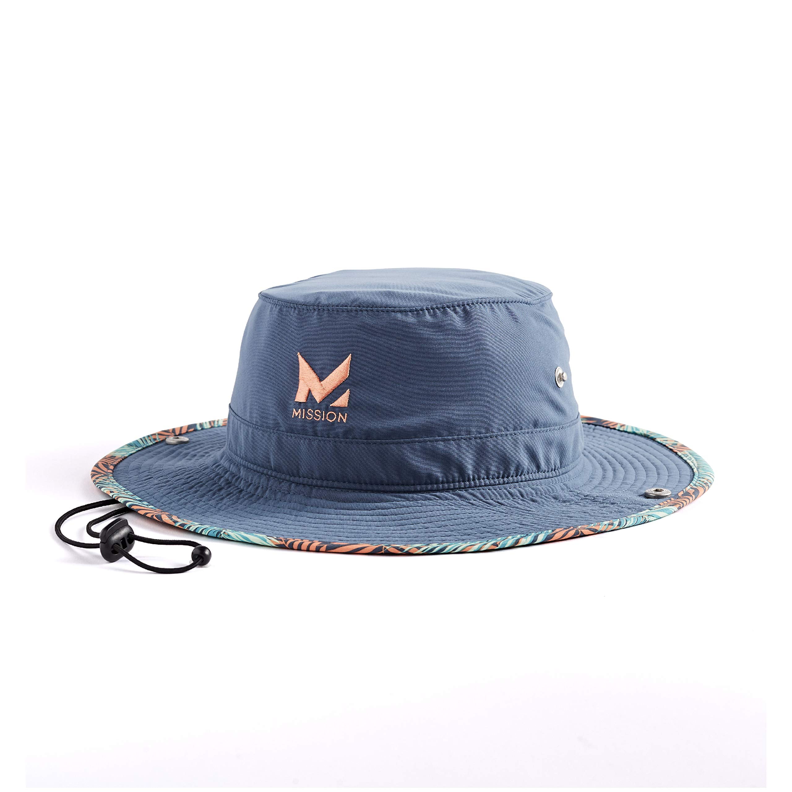 MISSION Cooling Bucket Hat- UPF 50, 3” Wide Brim, Cools When Wet (Sea Palm)  