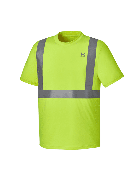 Cooling Safety Shirt, XXL - Hi-Vis Yellow Reflective Design