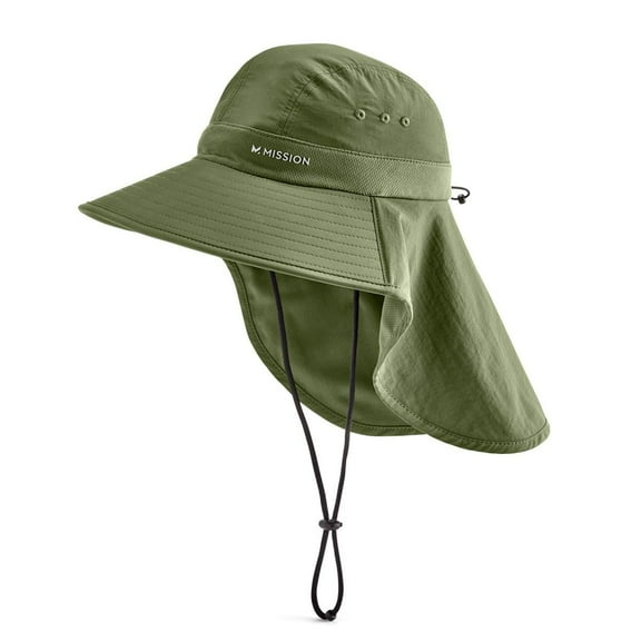 MISSION Cooling Sun Defender Hat - Bronze Green