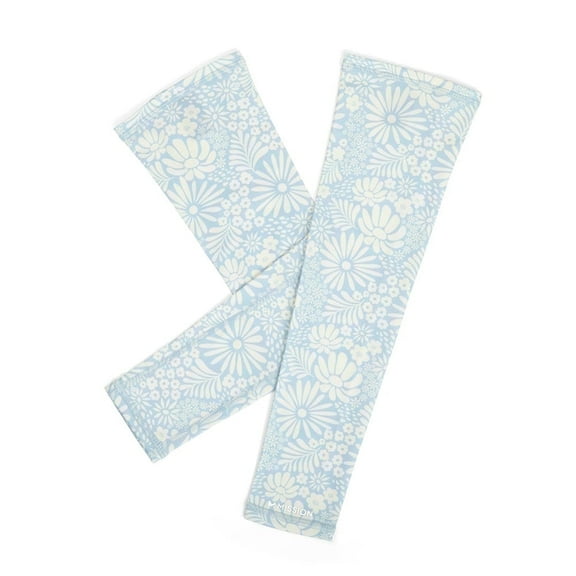 MISSION Cooling Sun Sleeves - Blue Fog Floral