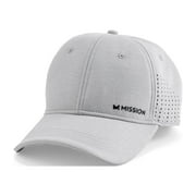 MISSION Cooling Vented Performance Hat, Alloy Heather Gray