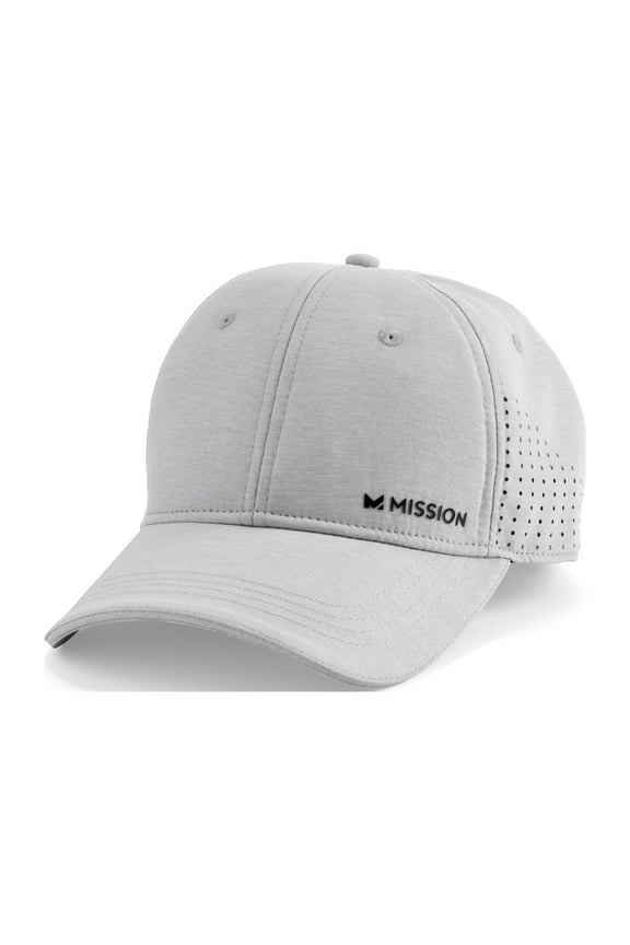 Cooling Vented Performance Hat, Alloy Heather Gray