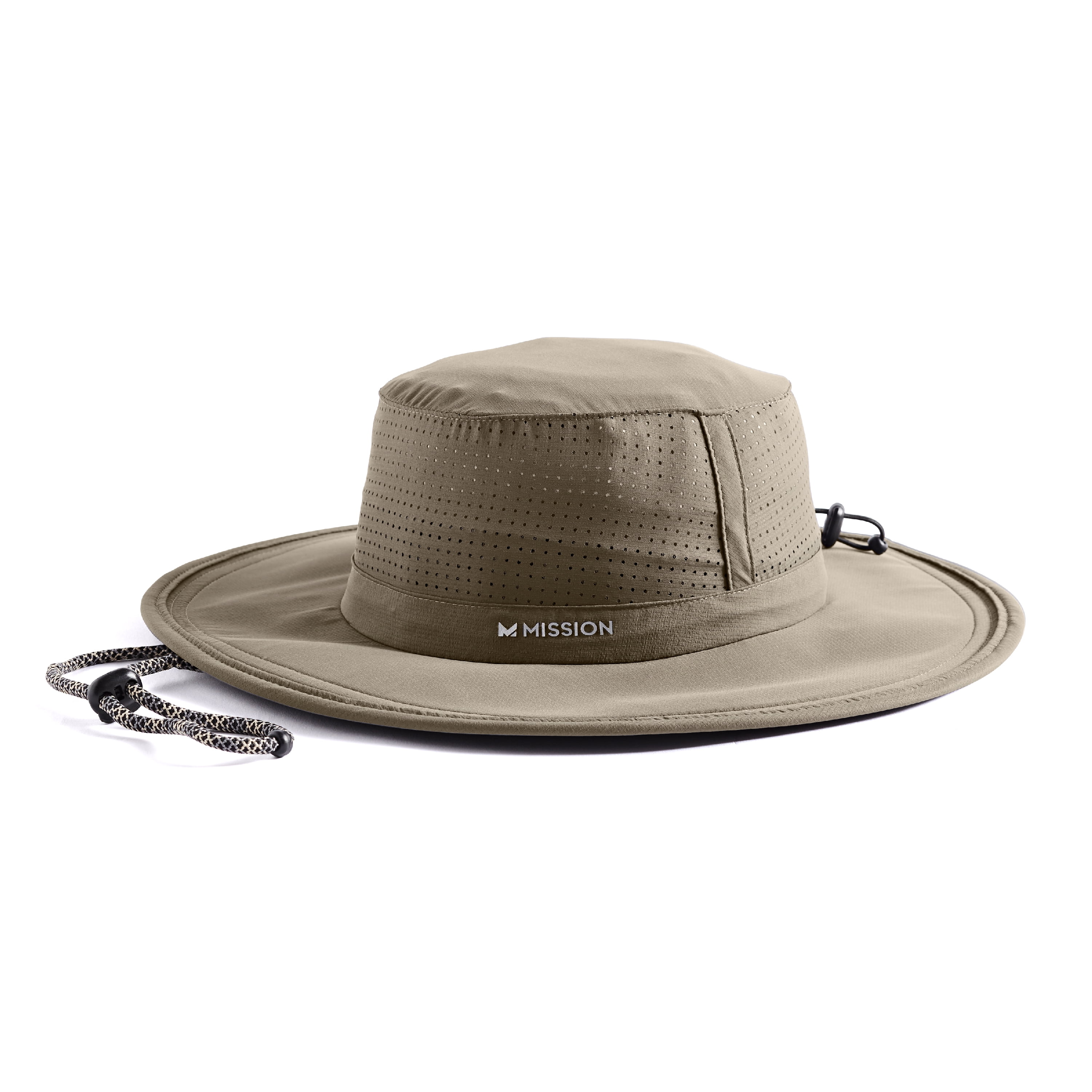 Khaki Mesh Polyester UV Protection Booney Hat