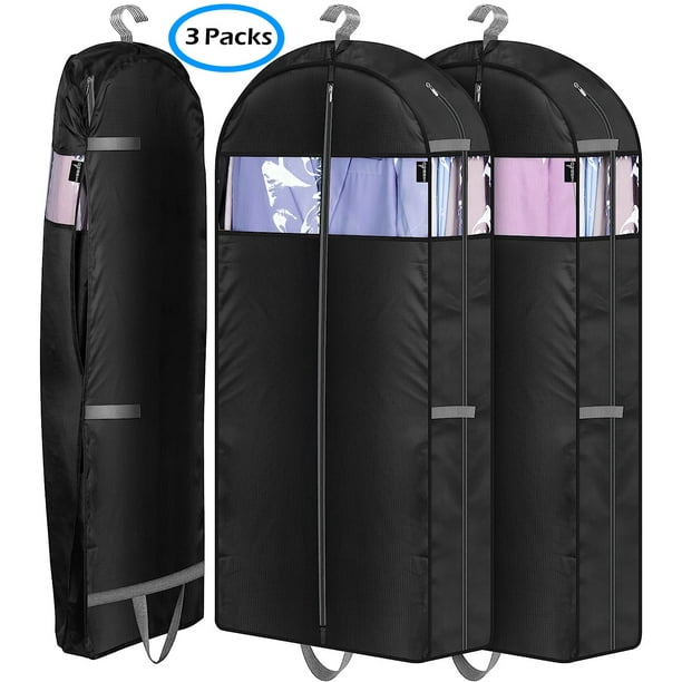 MISSLO 10" Gusseted Travel Suit Bag 43" Compression Garment Bags for