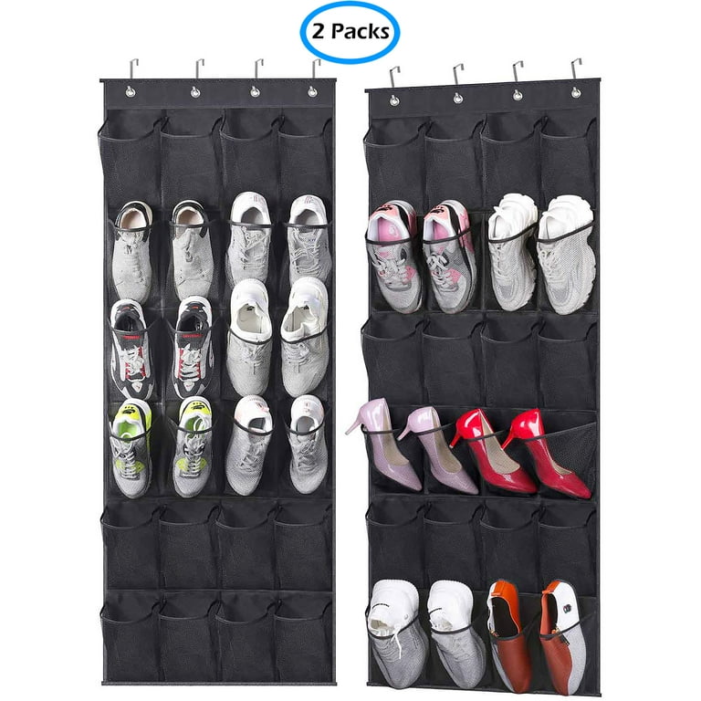 Misslo over the door shoe 2025 organizer 24 large mesh pockets