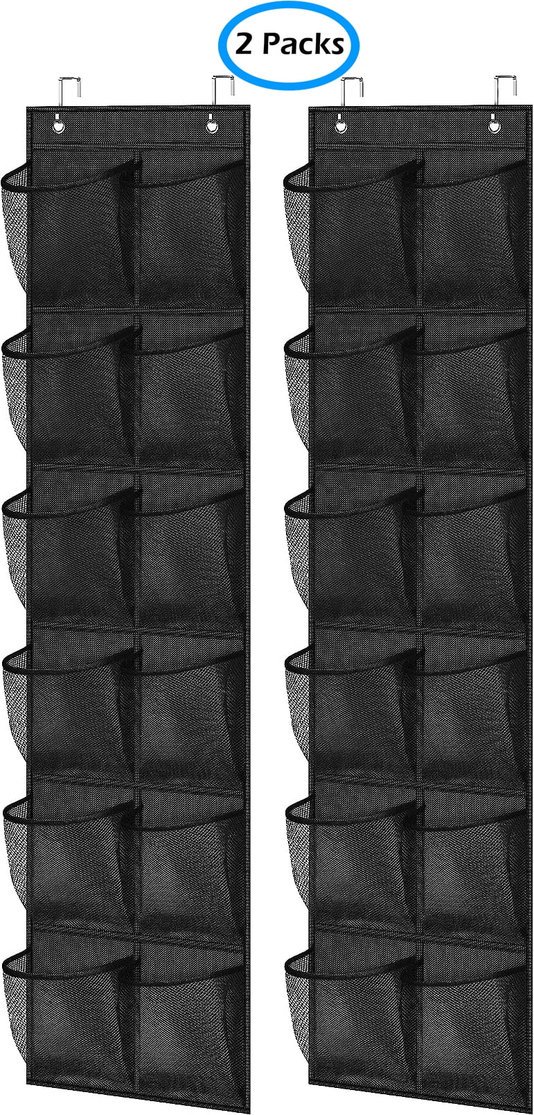 MISSLO Heavy Duty Narrow Door Shoe Organizer, Bedroom Small