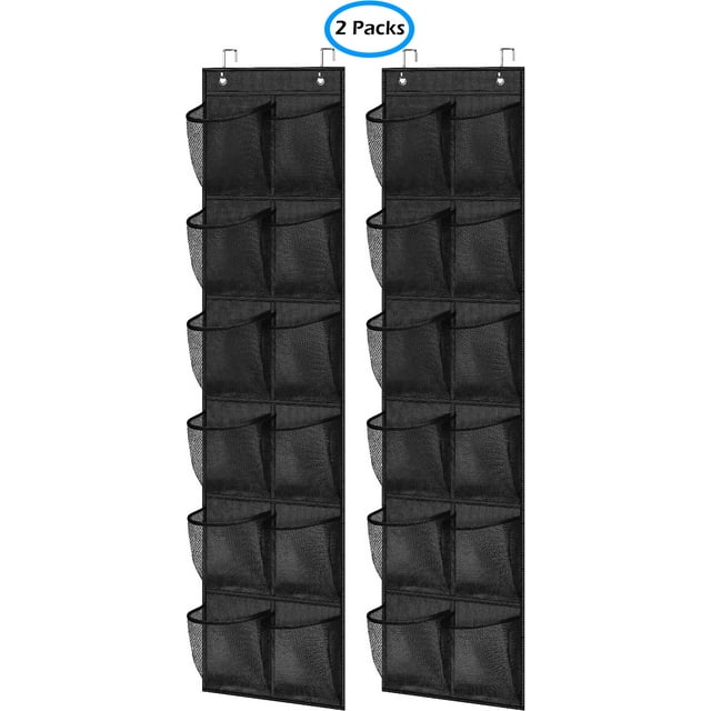MISSLO Heavy Duty Narrow Door Shoe Organizer, Bedroom Small