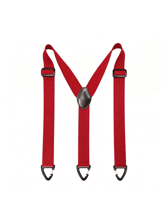 1.5In Y Belt Loop Suspenders for Unisex under Clothing with 3 Hooks Invisible Versatile Mens Dress Suspenders.