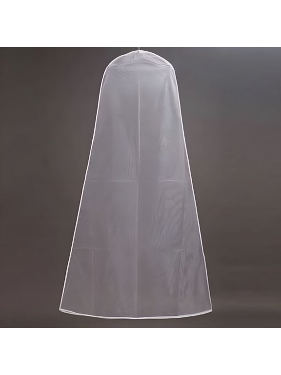1 Pcs 180Cm Long Dust Proof Cover Glass Yarn Bridal Gown Wedding Dress Storage Bags Breathable Clear Garments Dust Proof Covers