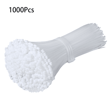 MECCANIXITY 1000pcs 3 Inch 11 Lbs Cable Zip Ties Self-Locking Small Nylon Cable Tie Wraps 1/8