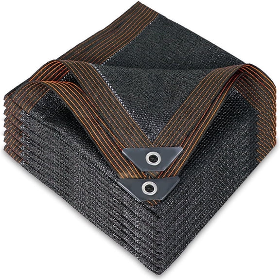 MISSMILE 10X20 Ft 50% Shade Cloth for Garden Breathable Mesh Tarp Patio Shade with Grommets Sun Screen for Plants Chicken Coop Dog Kennel