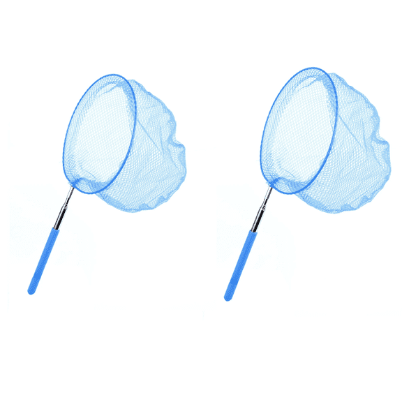 MISSMILE 2-Pack Pool Net Skimmer, Extendable Leaf Catcher with Soft Mesh for Lake