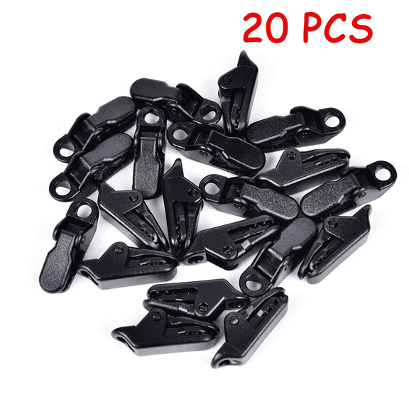 MISSMILE 20 Pcs Tarp Clips Tarp Awning Clamp Clips Tent Alligator Clips for Camping Farming Garden
