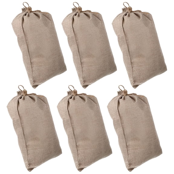 MISSMILE 2026 New 12 Pcs Linen Potato Sacks Reusable Vegetable Storage Bags Burlap Bags with Drawstring for Vegetables,Fruits,Pantry,Produce