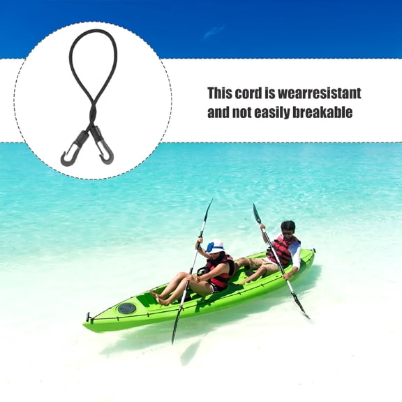 MISSMILE 2026 New 4Pcs Bungee Cords 14.5 Inch Bungee Cords with Hooks Heavy Duty Outdoor Elastic Canopy Tarp Bungee Ball Ties Tarp Clips Organizer