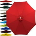 thumbnail image 1 of MISSMILE 2026 New 6.5Ft 9Ft 10Ft Outdoor Patio Umbrella Replacement Canopy,6 Ribs 8 Ribs Umbrella Canopy Cover Replacement Fabric,Parasol Top Cover Replacement Uv Protective Fabric,Canopy Only, 1 of 5