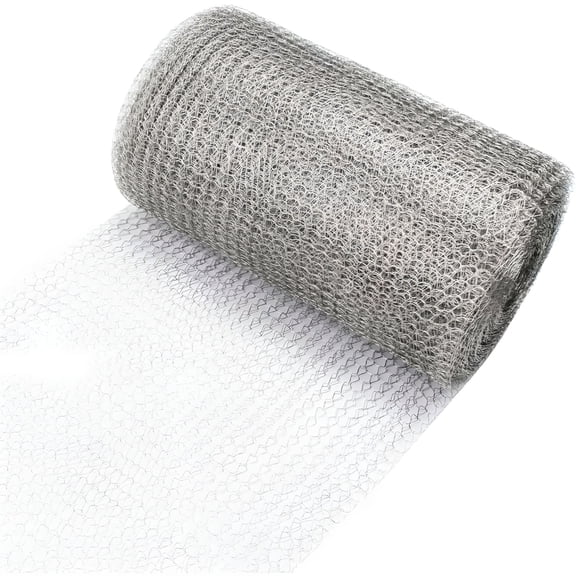 MISSMILE 2026 New Anti-Rodent Metal Mesh,1 Roll of Anti-Rodent Mesh Wire Mesh Fabric,Anti-Rodent Metal Mesh to Prevent Mice Insects,9M X 12.7Cm
