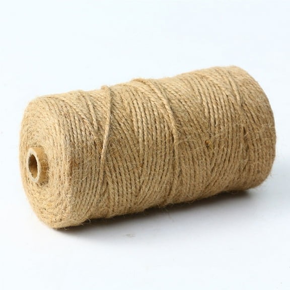 MISSMILE 2026 New Jute Twine Durable Twine Rope for Diy Projects Versatile Natural String for Crafting and Decorating for Gardening Wrapping Macrame 125 Meters of Strong Hemp Rope