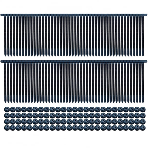 MISSMILE 2026 New Nylon Universal Cable Tie Buckles,Automotive Zipper Clips,Zip Tie Rivets,New Automotive Zip Ties for Auto Repairing Quick Fix and Hole Fastening