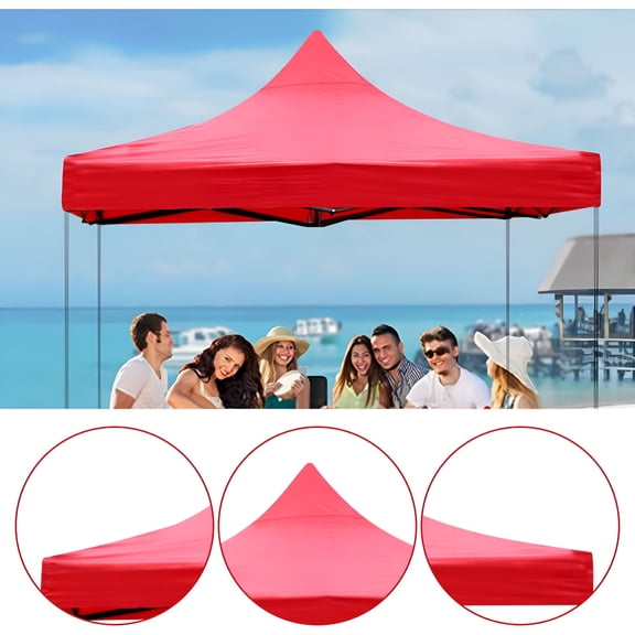 MISSMILE 2026 New Pop Up Canopy,Beach Tent with One Push Setup - Easy Outdoor Sun Shade for Events,Parties,Camping for Beach,Park,Garden,Festival - Gazebo with Cover Bag,Silver Coated Top