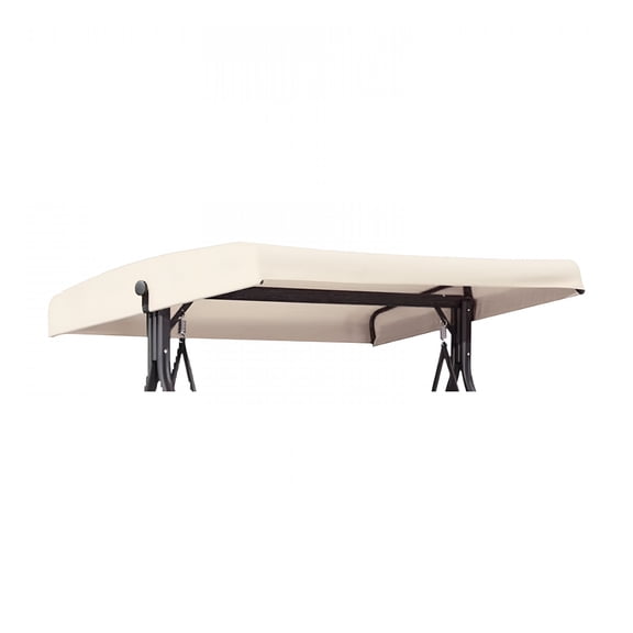 MISSMILE 2026 New Replacement Canopy for Outdoor Swing-75" X 47" Bench Glider Swings Shade Fabric Uv Weather Waterproof for Outdoor Garden Patio Yard Park Porch Seat Furniture(Beige)
