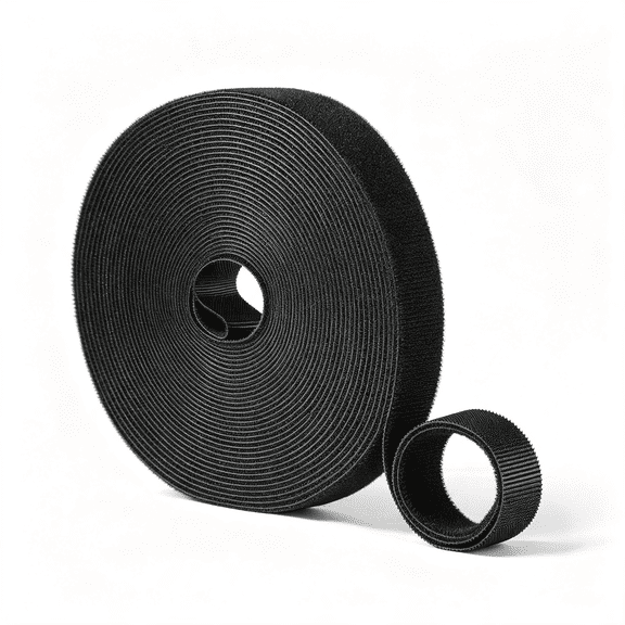 MISSMILE 3/4In X 36Ft | Hook and Loop Straps Heavy Duty | Double Sided Self-Gripping Strips | Reusable Multi-Purpose Wrap Roll for Home, Office, Data Center, and More