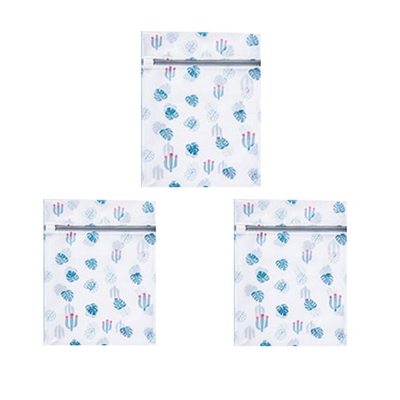 MISSMILE 3Pcs Laundry Bag,ABS Locking Zipper Mesh Laundry Bags ,Non-Toxic Polyester Fabric Laundry Basket and Travel Organization