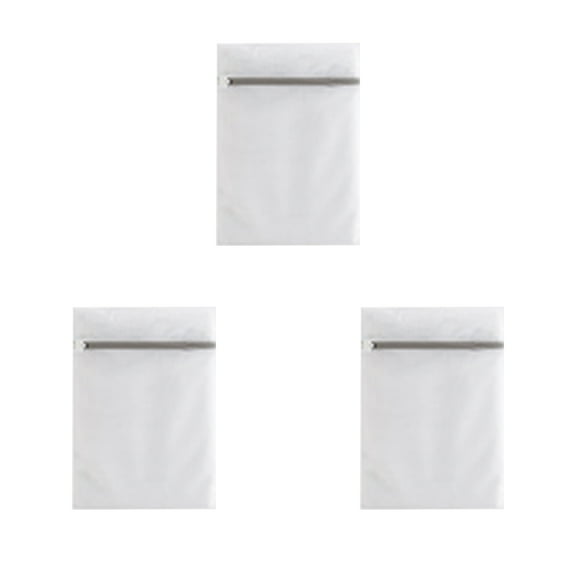 MISSMILE 3Pcs Laundry Bag,ABS Locking Zipper Mesh Laundry Bags ,Non-Toxic Polyester Fabric Laundry Basket and Travel Organization