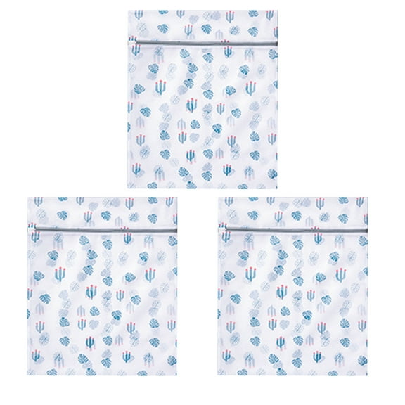 MISSMILE 3Pcs Laundry Bag,ABS Locking Zipper Mesh Laundry Bags ,Non-Toxic Polyester Fabric Laundry Basket and Travel Organization