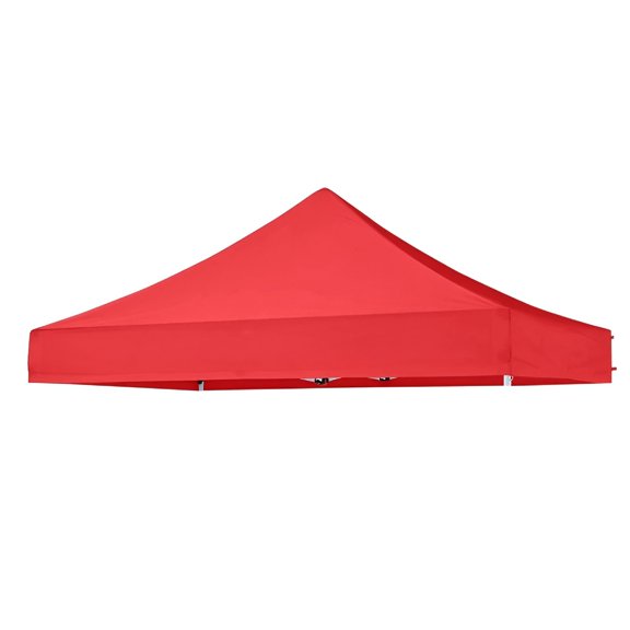 MISSMILE 6x6 Canopy Replacement Top Pop Up Canopy Tent for Commercial Instant Outdoor Portable Patio Lawns Gazebo Outside Camping Red 6.56ft x 6.56ft