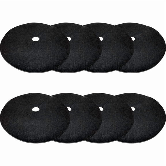 MISSMILE 8 Pack 24.5 Inch Non-Woven Tree Mulch Ring-Degradable Weed Barrier Mat for Root Protection Tree Rings Landscaping