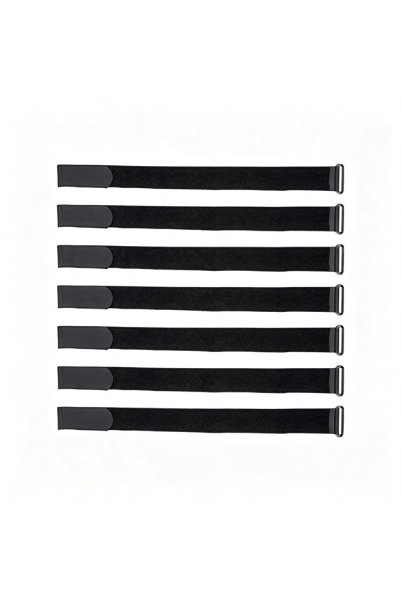 91836 Cinch Straps With, Pack of 25, 12 in X 1 In, Strap Black