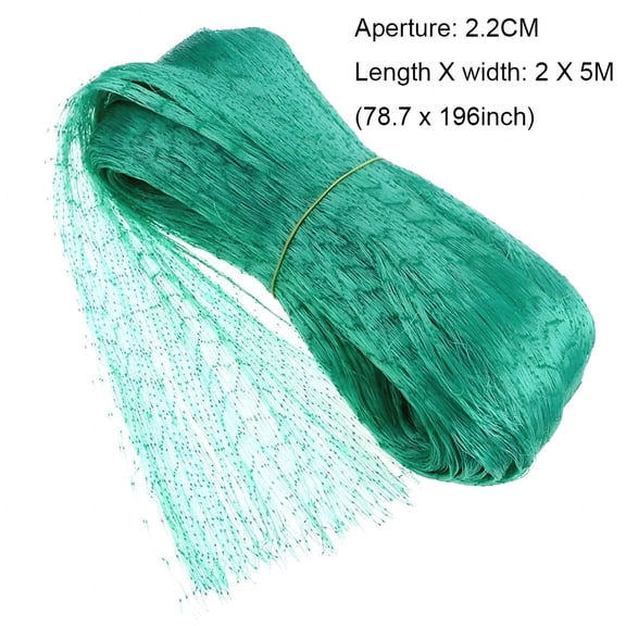 MISSMILE Bird Netting for Garden,Plastic Trellis Netting,Garden Netting Mesh for Garden Protection Bird Fence Plant Netting Deer Squirrels Poultry Protect Fruit Trees Vegetable,196" X 78.7"