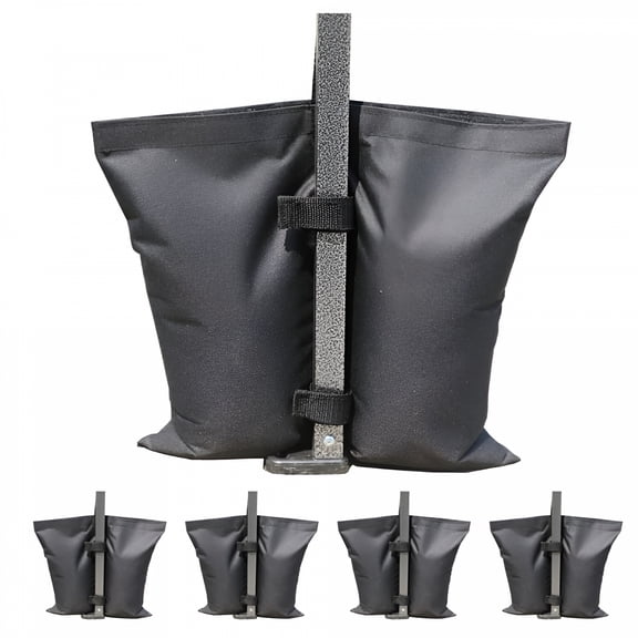 MISSMILE Black Sand Bag Outdoor Canopy Weights,Heavy Duty