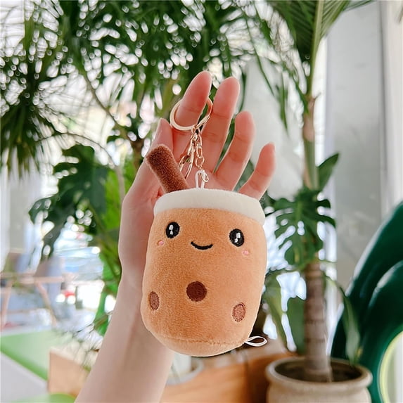 Store Bot Boba MISSMILE Boba Plush Keychain Charm Accessories Cute Boba for Backpack ...