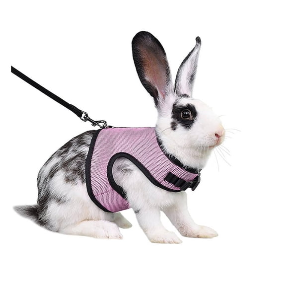 MISSMILE Cat Harness,Simple Fit Kitten Harness,Adjustable Cat Harness and Leash