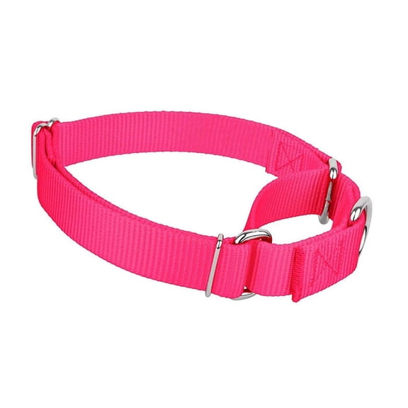 MISSMILE Dog Collar,Buckle-Free Collar Puppy Collar,Training Purpose Dog Accessories,Pink