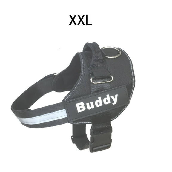 MISSMILE Dog Harness,Personalized Name Tag Puppy Harness,Reflective Harness for Small Size Dogs