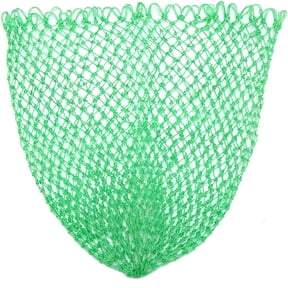 MISSMILE Green Fishing Net Replacement Netting, Durable Nylon Landing Net Mesh for Freshwater & Saltwater, 6 Sizes Available
