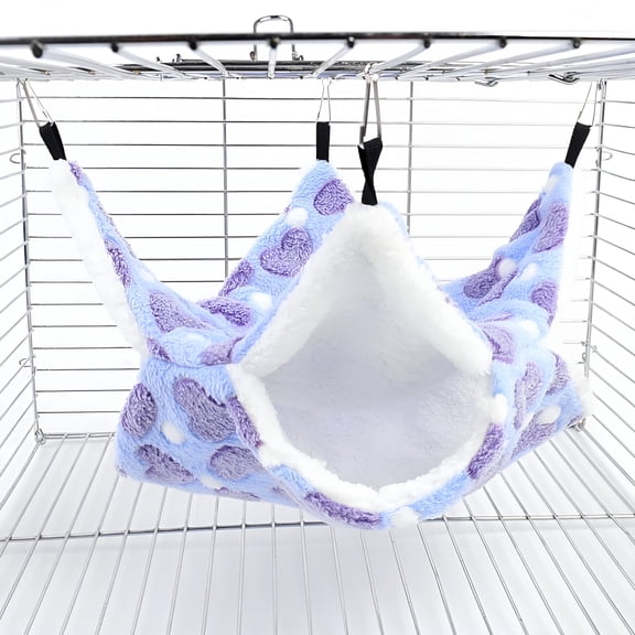 MISSMILE Guinea Pig Rat Hammock Guinea Pig Hamster Ferret Hanging Hammock Toys Bed for Small Animals Chinchilla Parrot Sugar Glider Ferret Squirrel Playing