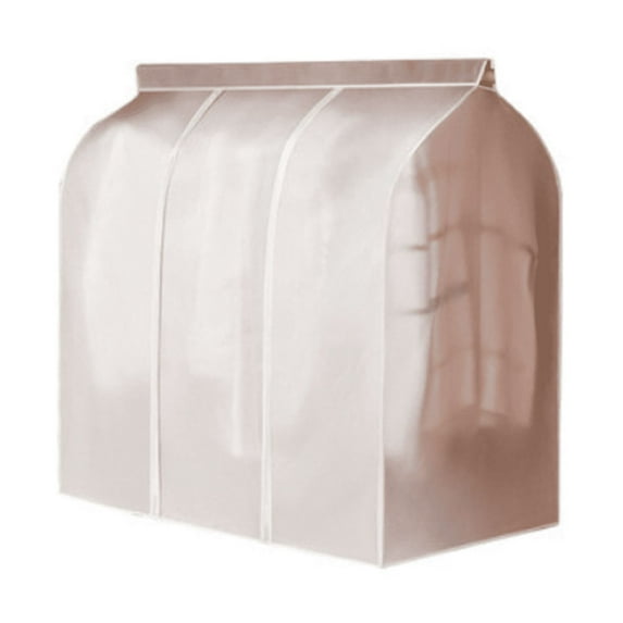 MISSMILE Hanging Garment Bag,Transparent Washable Garment Bag with Thickened Dustproof Cover,Ideal for Home Use,Suits,and Coats Protection